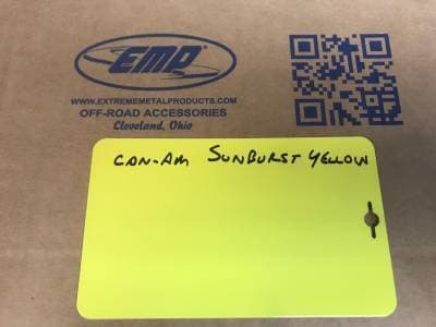 Can-Am Sunburst Yellow Powder Coat (raw material to powder coat parts) Matches Can-Am Sunburst Yellow