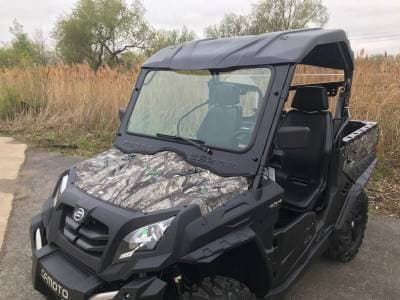 CFMoto Uforce 500 & 800 Laminated Glass Windshield with Wiper