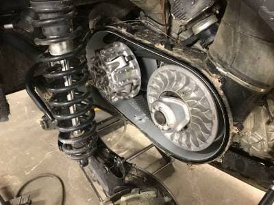 Can-Am Maverick X3 Inner Belt Housing Guard (one piece design)