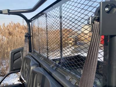 Kubota RTV Cab Back/Dust Stopper (Hard Coated on Both Sides)