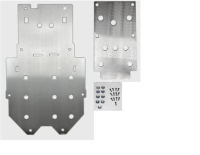 Honda Pioneer 500 Belly Skid Plates (aluminum set of two)