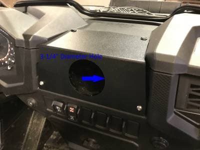 2019-21 RZR Stereo Face Plate