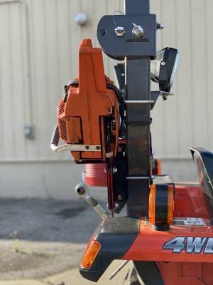 Tractor Chainsaw Rack for ROPS