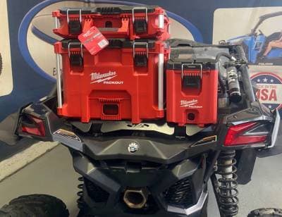 Maverick X3/Sport and Trail Mount/Rack for "PACK OUT" Boxes and Coolers