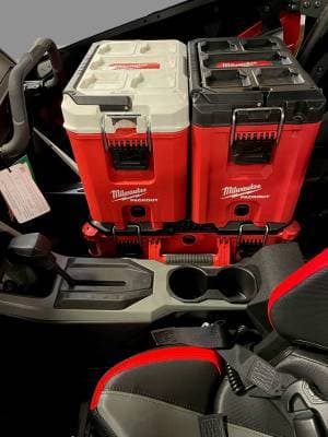 RZR PRO-XP and Turbo R "Milwaukee Pack Out" Rack (replaces passenger seat)
