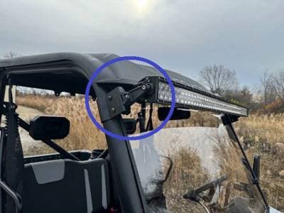 CFMoto UForce 600, 50" LED Light Bar Brackets