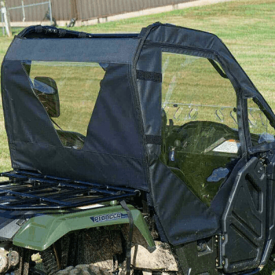 Honda Pioneer 500, 520 Soft Doors and Rear Window - With Zipper