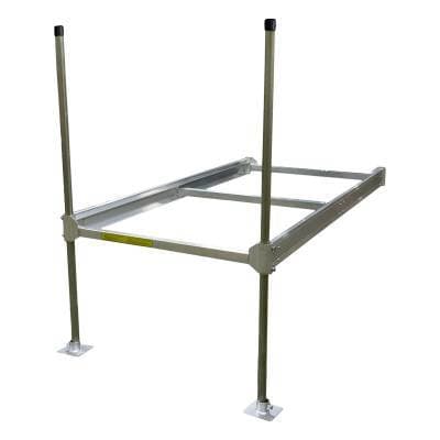 EASY DIY Aluminum Dock Section Kit, 8’ long x 4’ wide