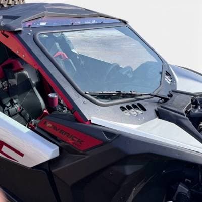 Can-Am Maverick X3 Laminated Glass Windshield Magnetic Vents