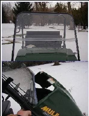 Mule 3000 & 3010 Full Windshield