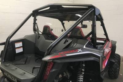 Honda Talon Cab Back/Dust Stopper with vent (Hard Coated on Both Sides)