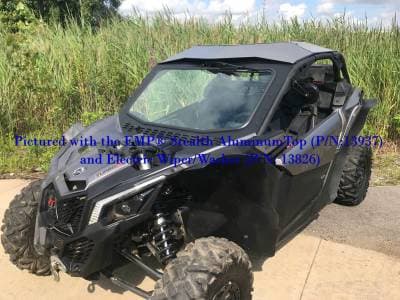 Can-Am Maverick X3 Laminated Glass Windshield with Slide Vent